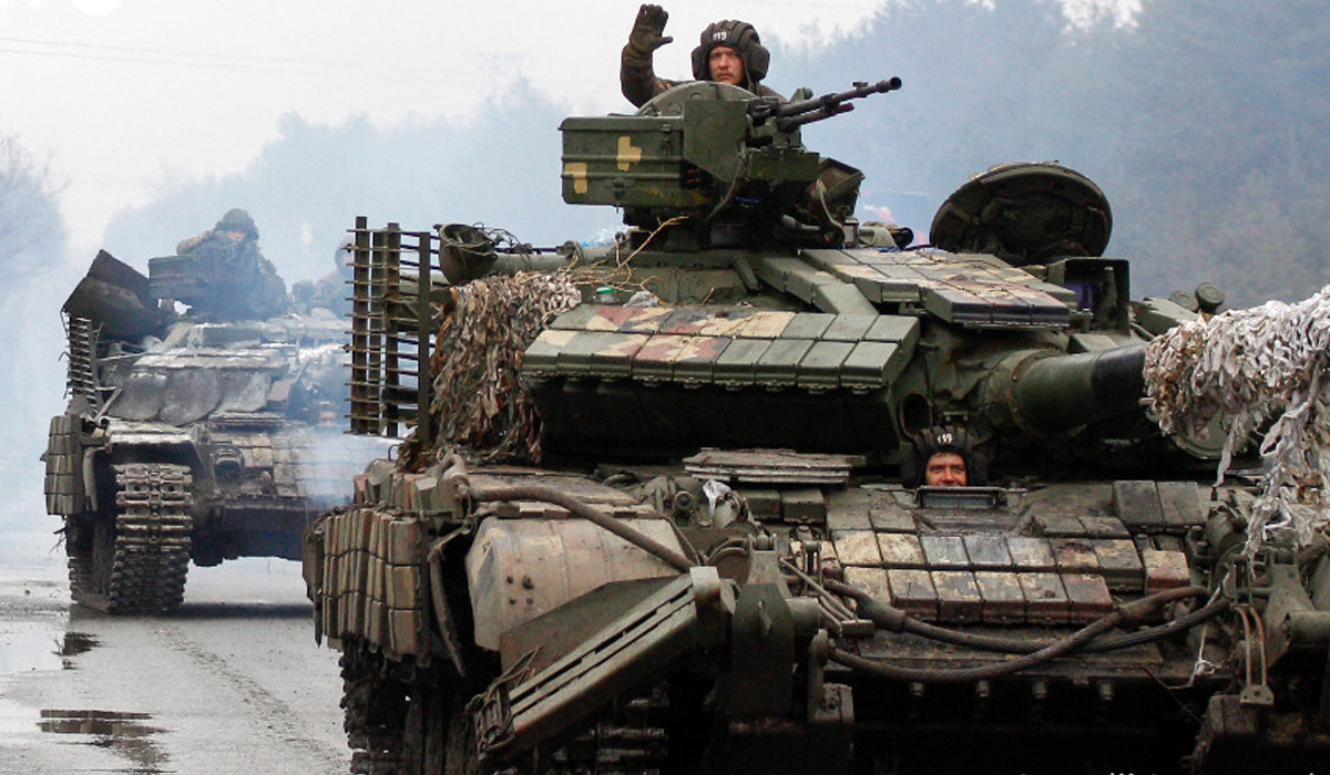 Russian troops